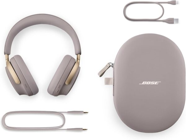 Bose QuietComfort Ultra Wireless Noise Cancelling Headphones with Spatial Audio, Over-the-Ear Headphones with Mic, Up to 24 Hours of Battery Life, Sandstone - Limited Edition Color - Image 5