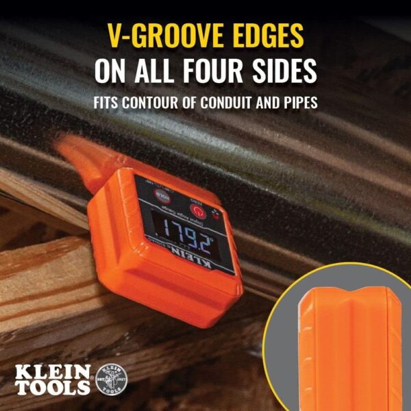 Klein Tools 935DAG Digital Electronic Level and Angle Gauge, Measures 0 - 90 and 0 - 180 Degree Ranges, Measures and Sets Angles - Image 5