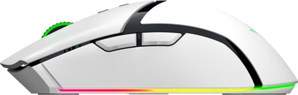 Razer Cobra Pro Wireless Gaming Mouse: 10 Customizable Controls - Chroma RGB Lighting - 30K Optical Sensor - Gen-3 Optical Switches - 2.4GHz, Bluetooth & USB Type C - Up to 170 Hr Battery - White - Image 8