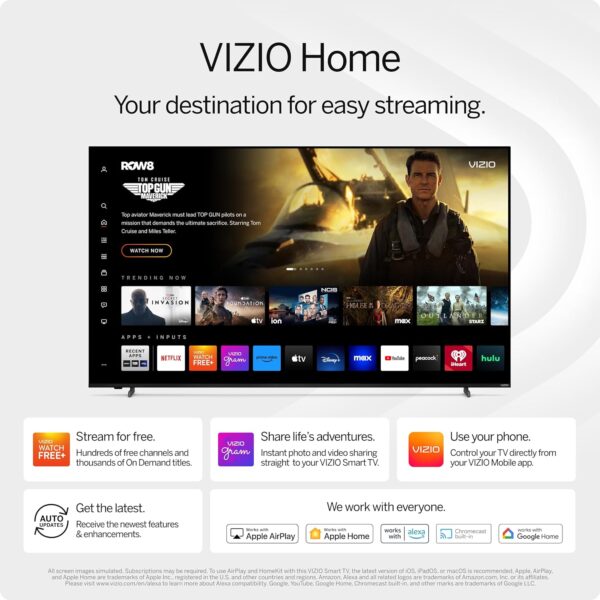 VIZIO 40-inch Full HD 1080p Smart TV with DTS Virtual: X, Alexa Compatibility, Chromecast Built-in, Bluetooth Headphone Capable, (VFD40M-08 New) - Image 5